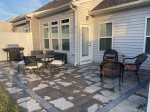New Patio with Grill and Table and Chair Set
